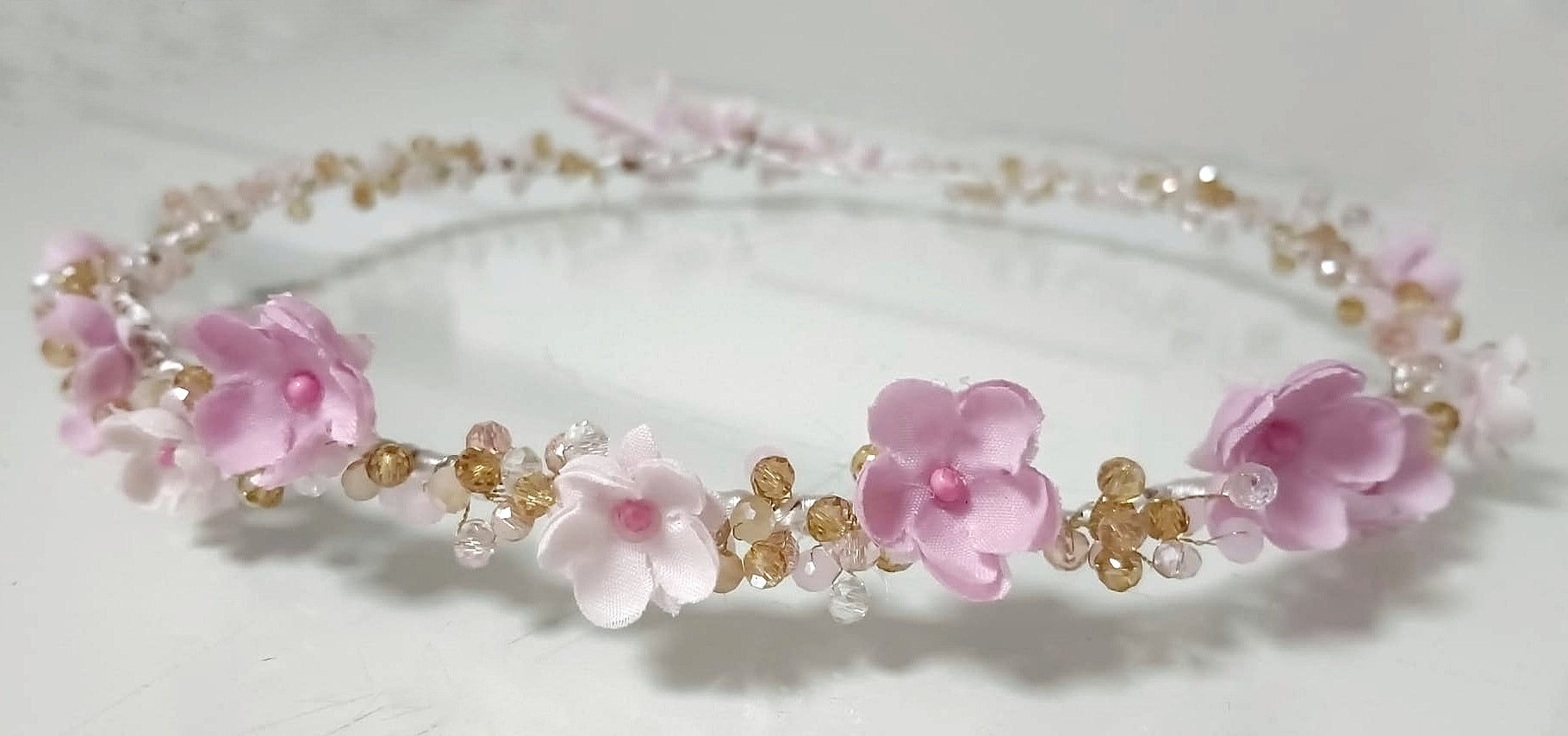 Corona porcelana y cristal