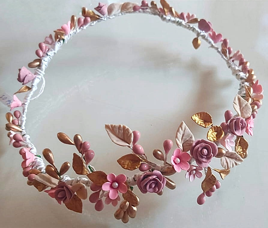 Corona porcelana y cristal