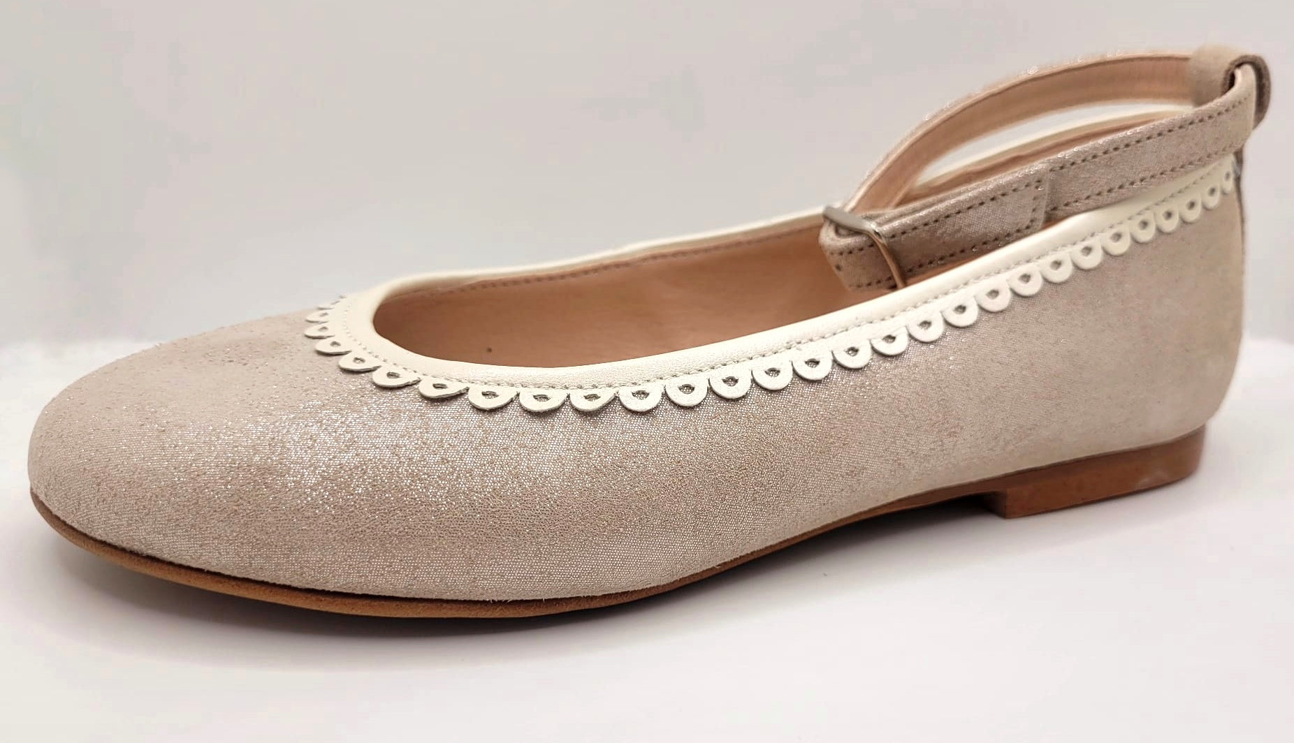 Bailarina beige aro