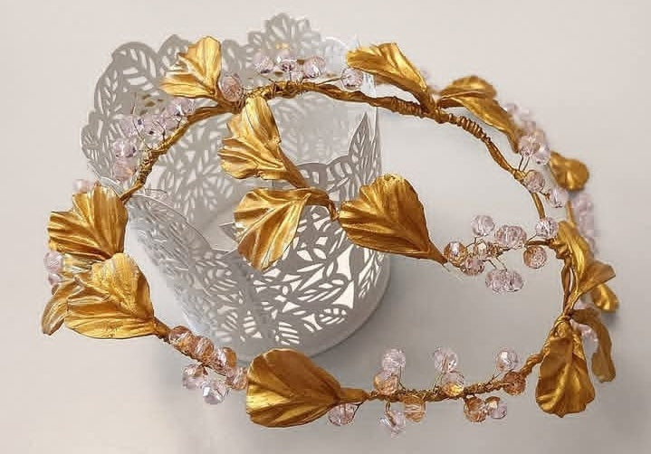 Corona porcelana y cristal