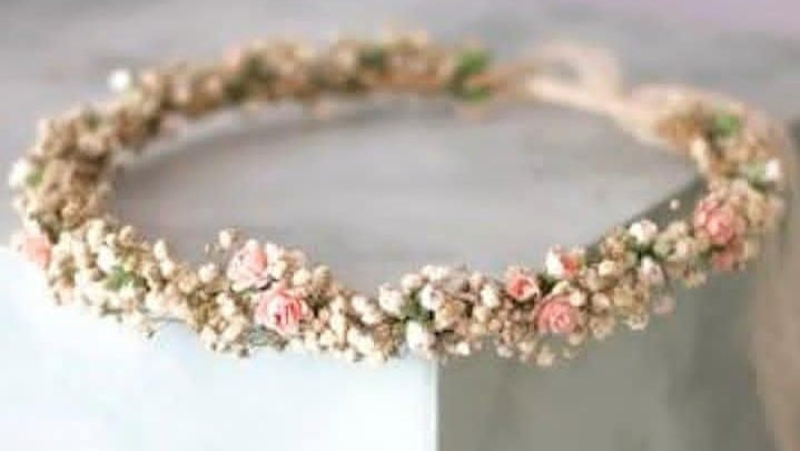 Corona flores preservadas